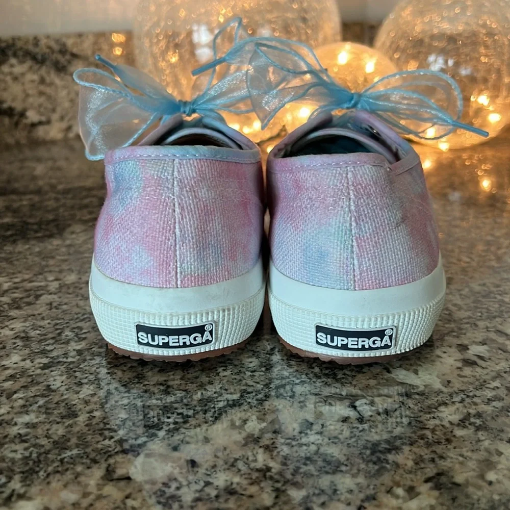 LoveShackFancy x Superga Cotton Candy Sneakers - Picture 5 of 13